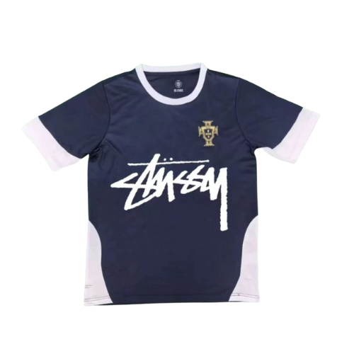 PORTUGAL X STÜSSY JERSEY - BLACK/WHITE