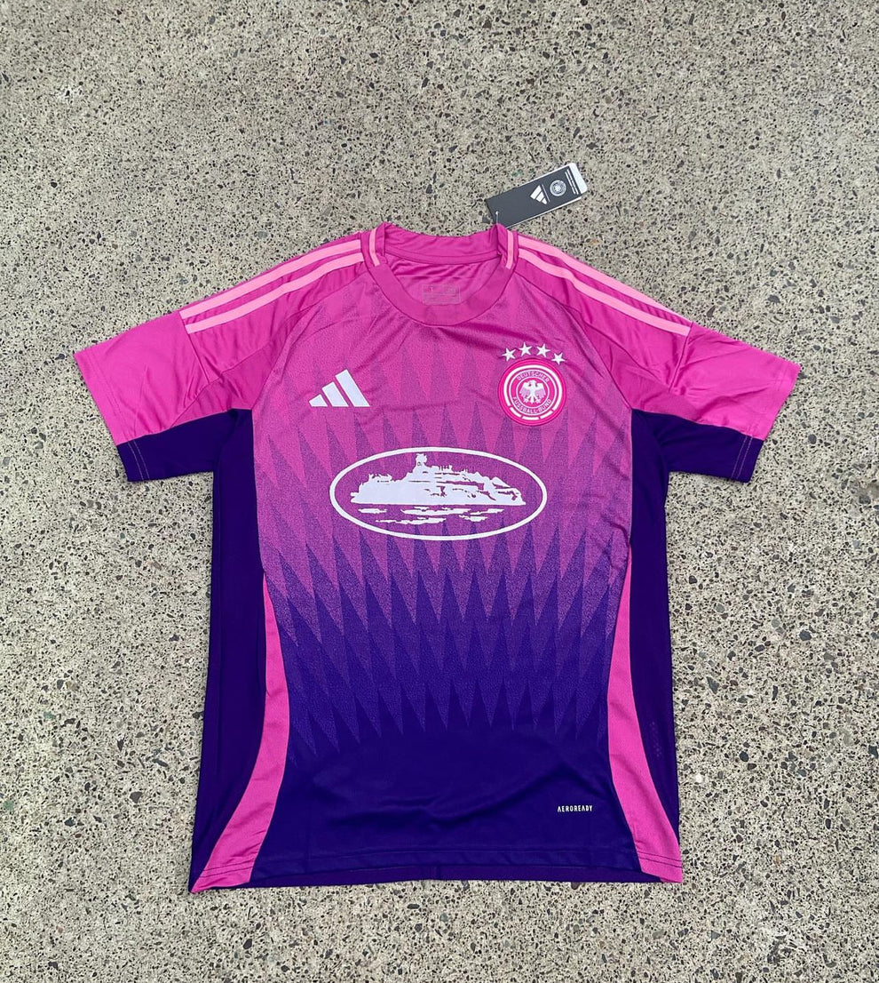 Pink white germany adidas Streetwear Football Top Corteiz Special Edition 2024 2025 T Shirt Top Kit World Cup