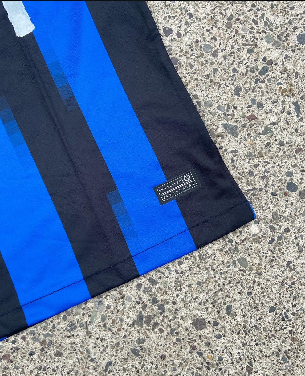 Blue Inter Milan Streetwear Football Top Stussy Special Edition 2023 2024 T Shirt Kit Italian  Jersey Home