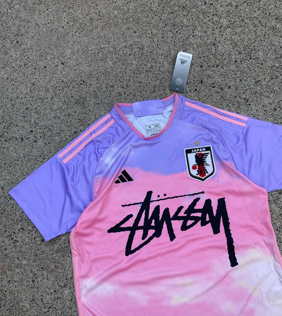 Pink Purple Japan Adidas Streetwear Football Top World Cup Stussy Special Edition 2023 2024